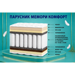 "Парусник мемори комфорт"